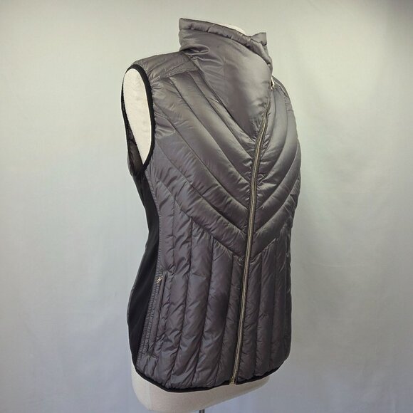 Calvin Klein Performance Down Filled Puffer Vest Gray Size XL - Picture 2 of 15